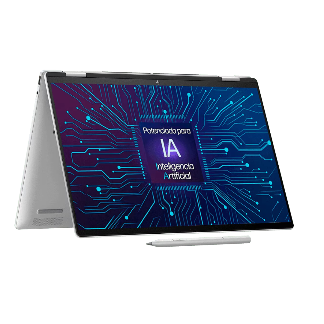 HP Envy 2-in-1 14" Touch-Screen Laptop, AMD Ryzen 5, 16GB RAM, 512GB SSD, Windows 11- NUEVAS - Glacier Silver