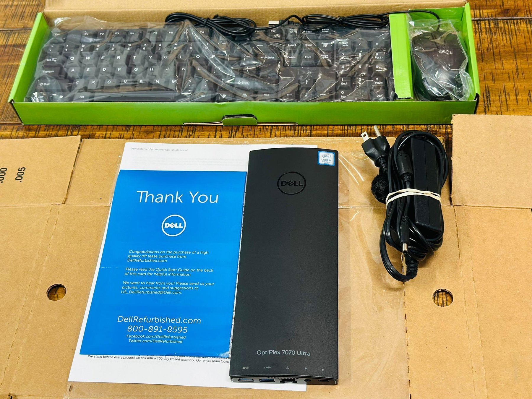 Dell Optiplex 7070 Ultra Form Factor i7 16 GB RAM 256GB SSD - Package of 10