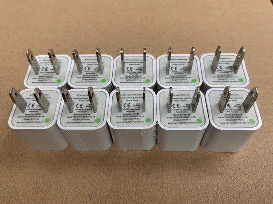 Cargador/adaptador USB de pared 5V 1A completamente nuevo, compatible con iPhone, Android y otros teléfonos inteligentes