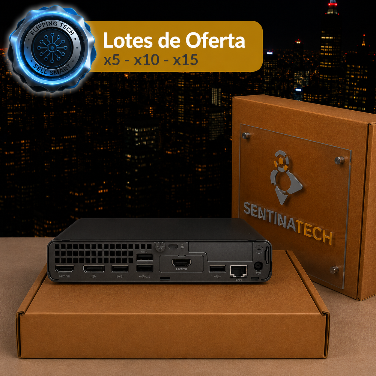 HP ProDesk 405 G8 DM | Ryzen 5 Pro 5650GE | 16GB | 512GB SSD | Refurbished | Promosemana