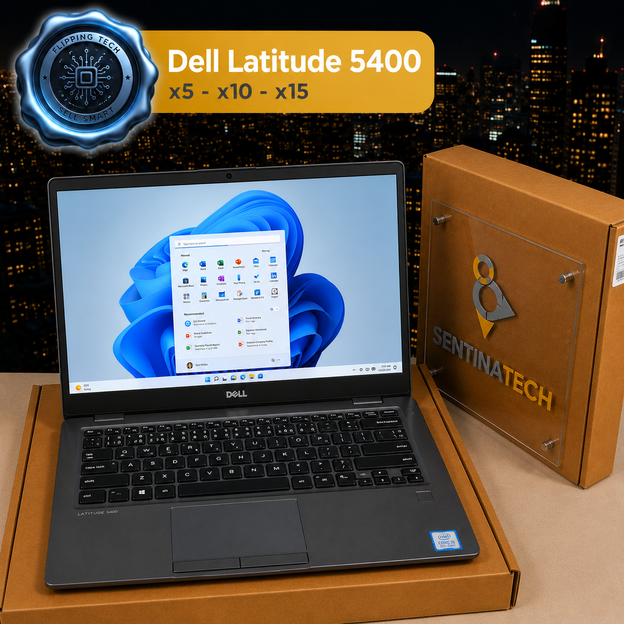 Dell Latitude 5400 | 16GB RAM | 512GB SSD | Intel Core i7 8th Gen | 14" FHD Touch | Teclado Retroiluminado | Grado A Bulk | Promosemana