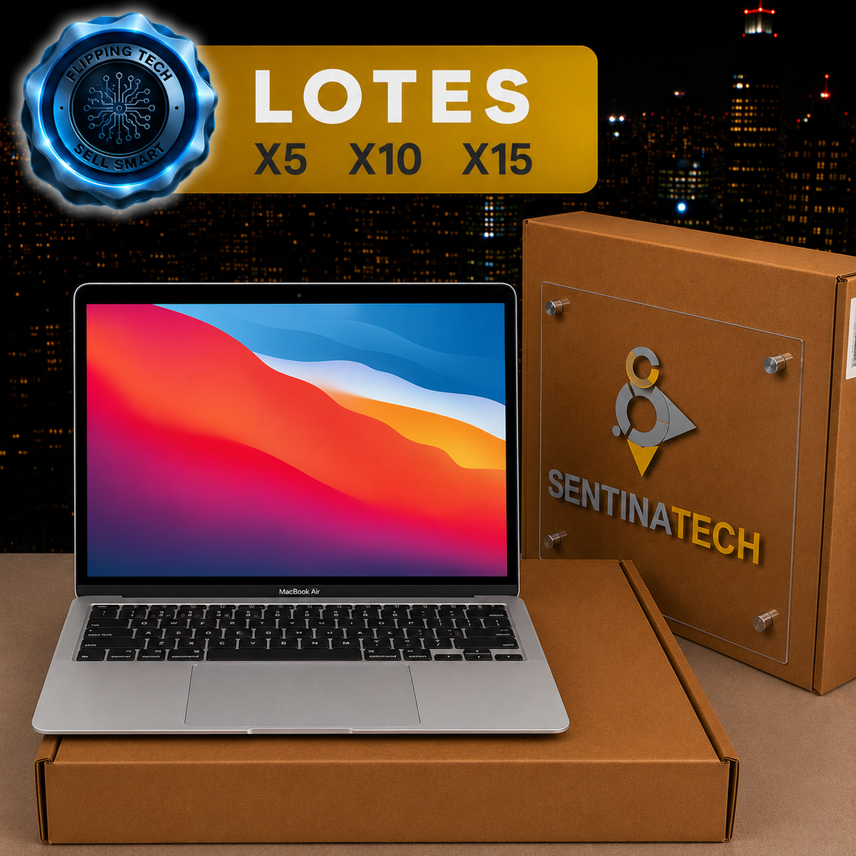MacBook Air M1 A2337 13.3" Retina | Apple M1 | 8GB RAM | 256GB SSD | Incluye Adaptador | Grado B | Promosemana