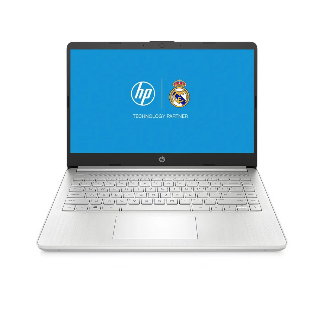 HP 14" Laptop, Intel Celeron, 4GB RAM, 128GB eMMC, Intel UHD Graphics, Windows 11 - Natural Silver