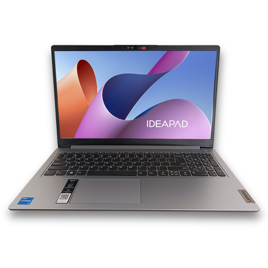 Lenovo Ideapad 1i 15.6" FHD Touch Laptop, Intel Core i3-1215U, 8GB RAM, 256GB SSD, Intel Iris Xe - NUEVAS - Cloud Gray