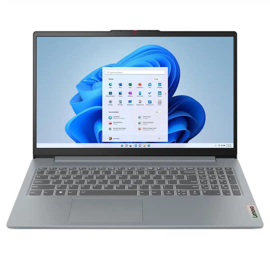 Lenovo Ideapad 1i 15.6" FHD Touch Laptop, Intel Core i3-1215U, 8GB RAM, 256GB SSD, Intel Iris Xe - NUEVAS - Cloud Gray