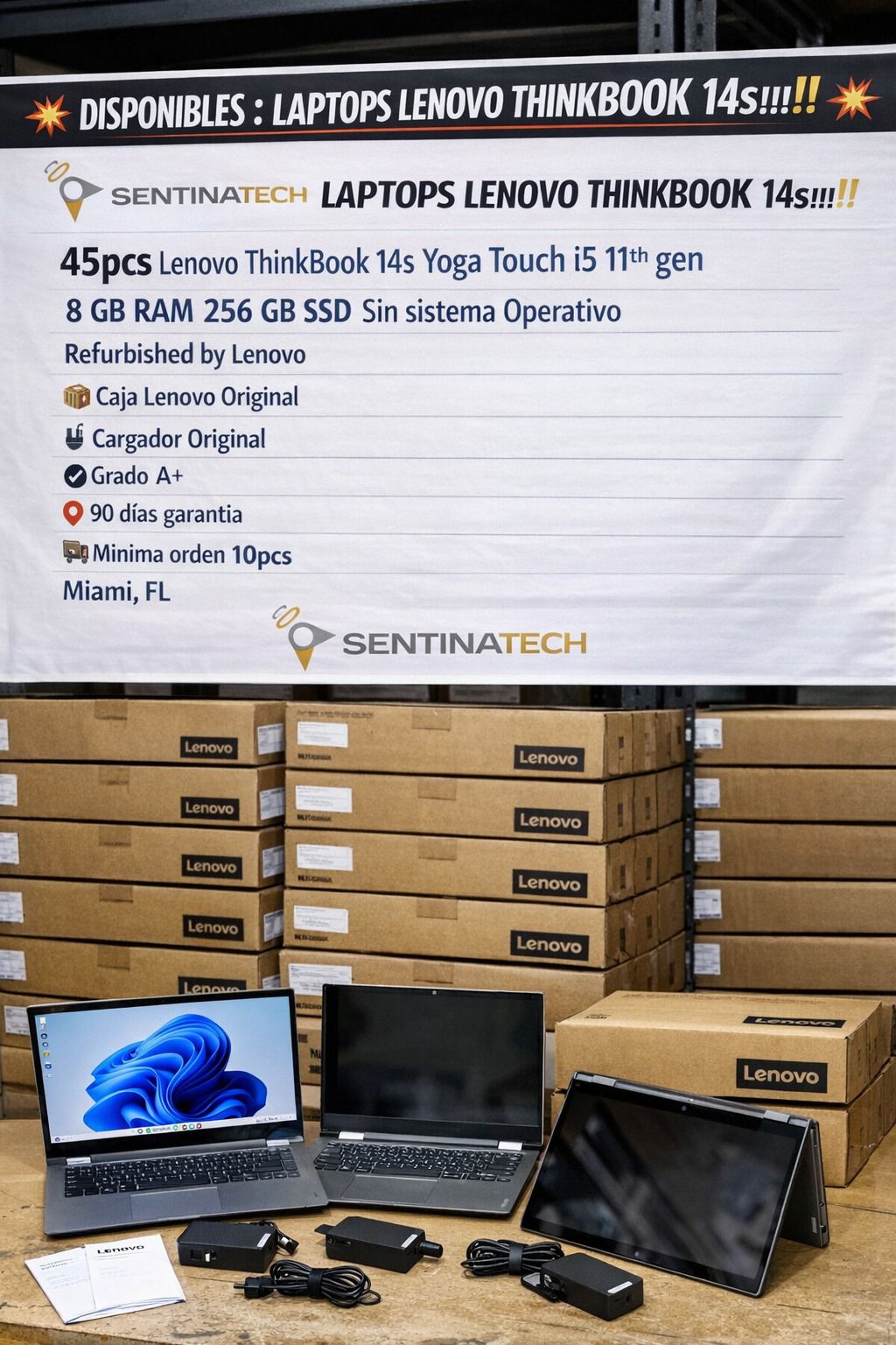 LENOVO THINKBOOK 14s YOGA TOUCH - Refurbished