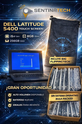 Dell Latitude 5400 — 250 Unidades Disponibles | Intel Core i5 8ª Gen | 8GB RAM | SSD 256GB | Grado A
