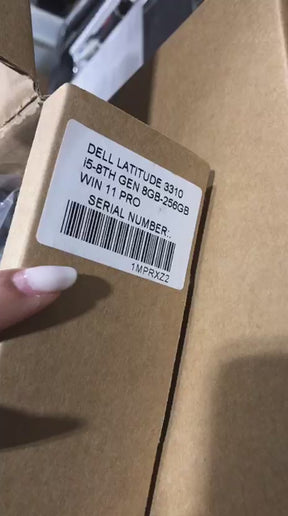 Dell Latitude 3310 Laptop Microsoft Authorized Refurbished Intel Core i5 8th Gen 8GB RAM 256GB SSD Windows 11 13" Grado A+