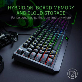 Razer BlackWidow Wired Mechanical Gaming Keyboard for PC Chroma RGB Lighting Black - set of 10